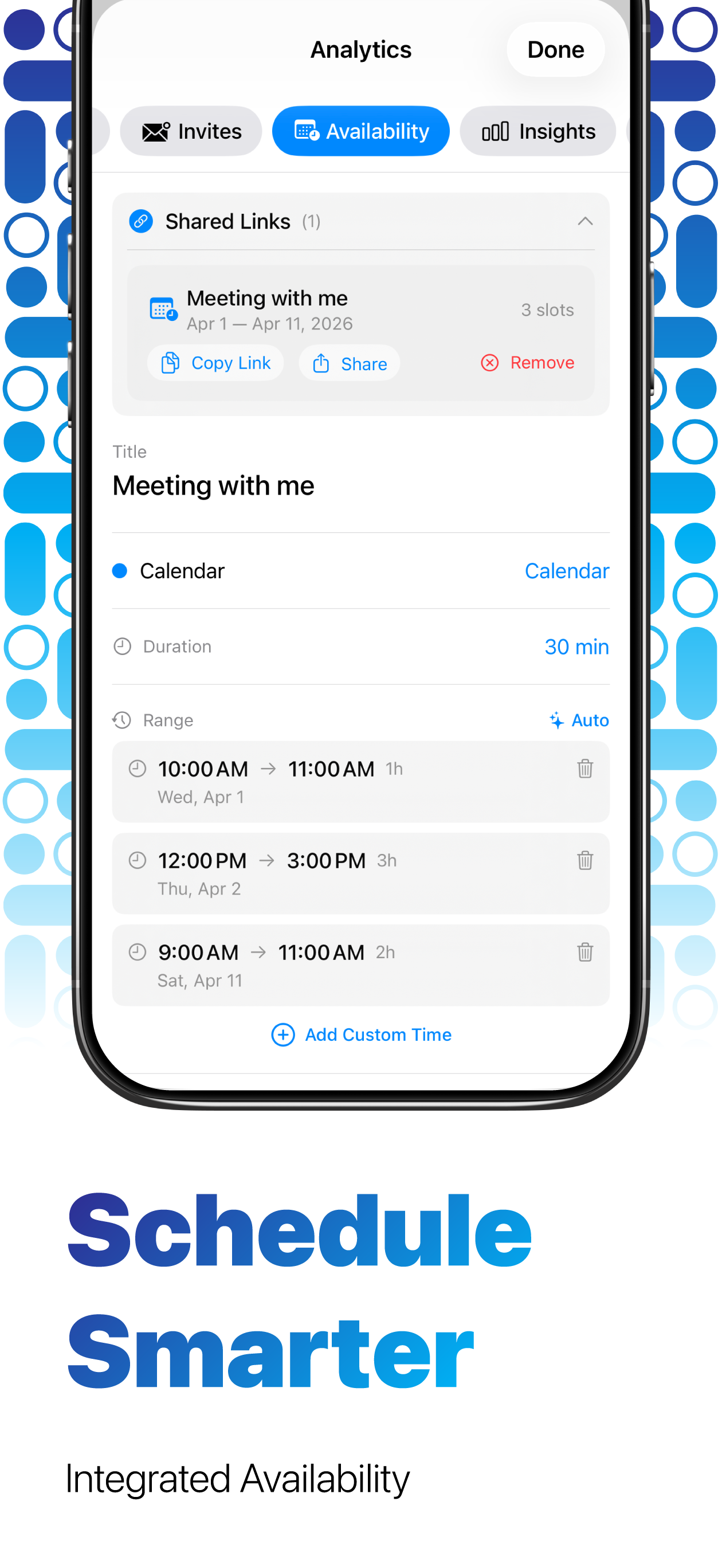 Schedule Smarter